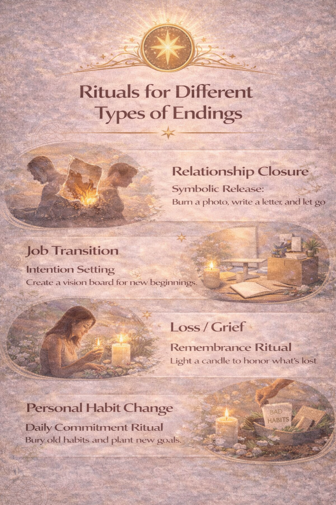 Rituals for Different Types of Endings